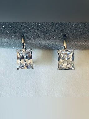 NWOT Dee Berkley Jewelry (DBJ) 925 Sterling  Silver  Crystal Drop Earrings